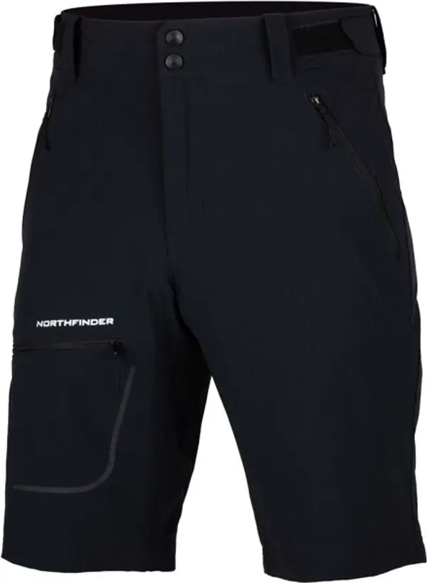 Northfinder Northfinder HERMOS Мъжки шорти, черно, размер