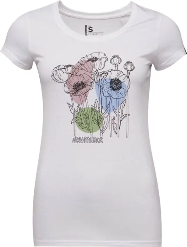 Northfinder Northfinder JOANA Дамска тениска, бяло, размер
