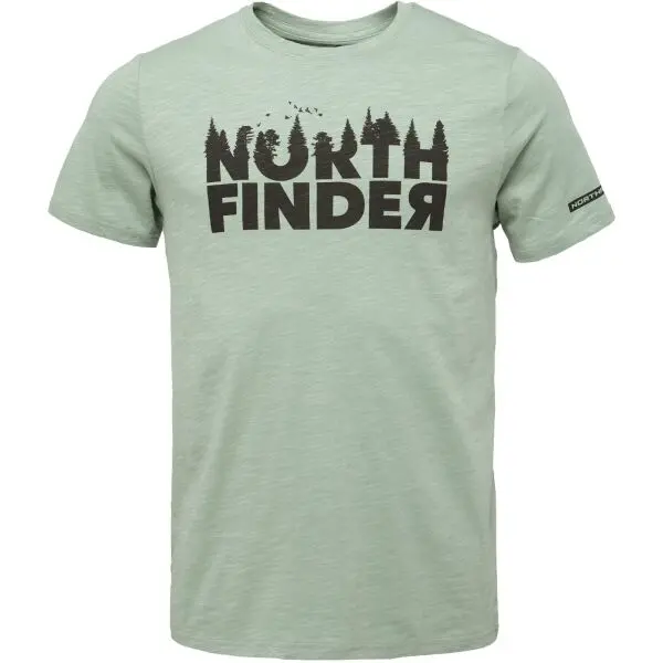Northfinder Northfinder JOSEF Мъжка туристическа тениска, светло-зелено, размер