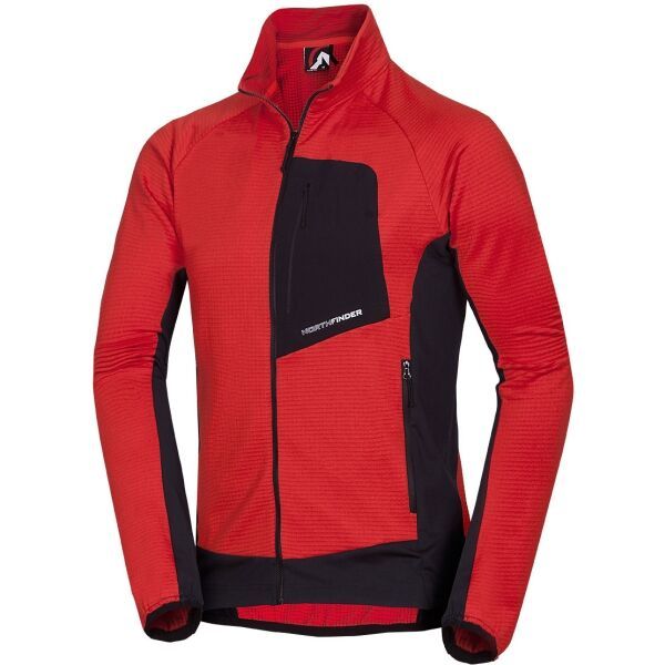 Northfinder Northfinder KENTON Мъжки суитшърт, червено, размер