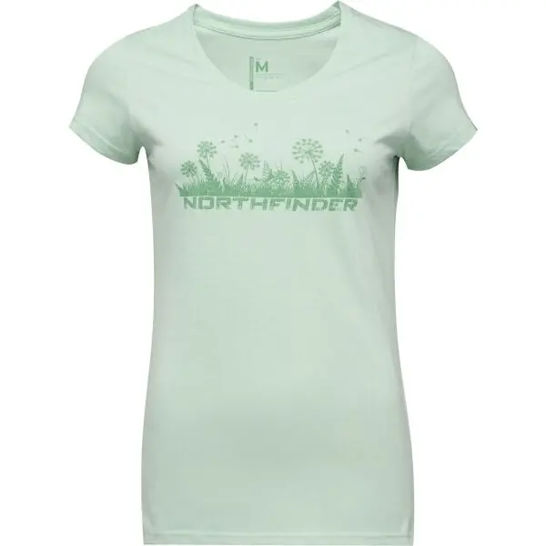 Northfinder Northfinder LIDIA Дамска тениска, светло-зелено, размер