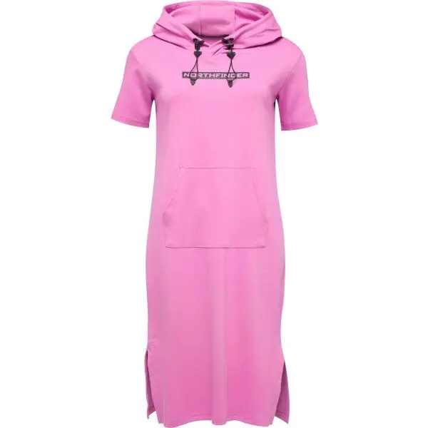 Northfinder Northfinder MARICELA Дамска свободна рокля, розово, размер