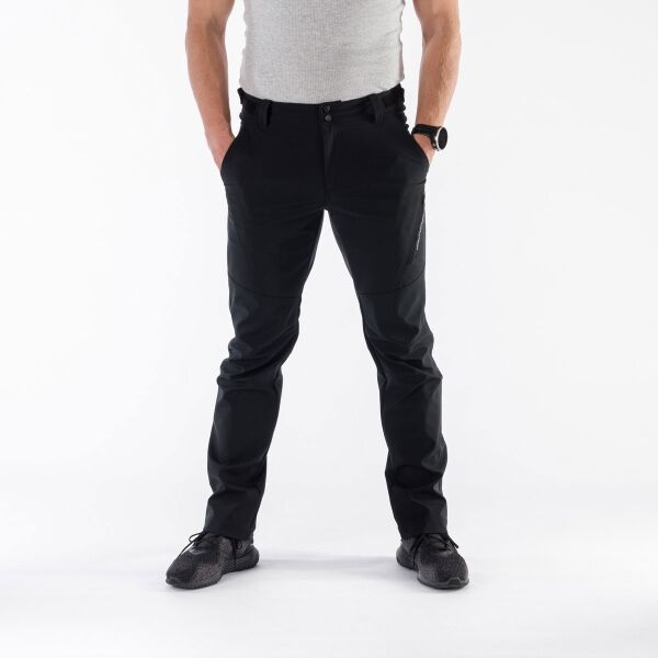 Northfinder Northfinder ETIENNE Мъжки софтшелов панталон, черно, размер XL
