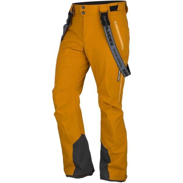 Northfinder Northfinder MALAKI Мъжки панталони за ски, кафяво, размер XXL
