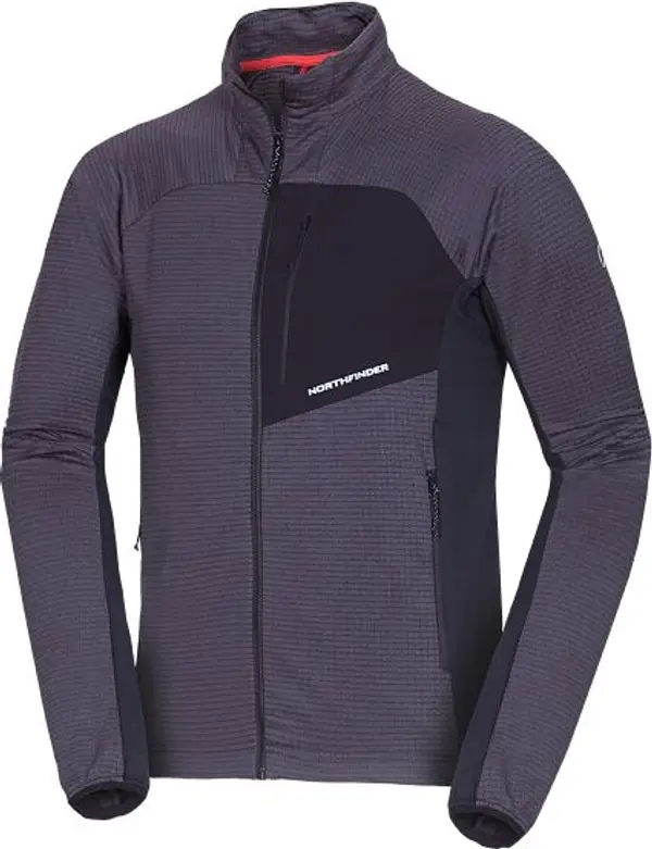 Northfinder Northfinder PRIMO Мъжки пуловер, тъмносиво, размер