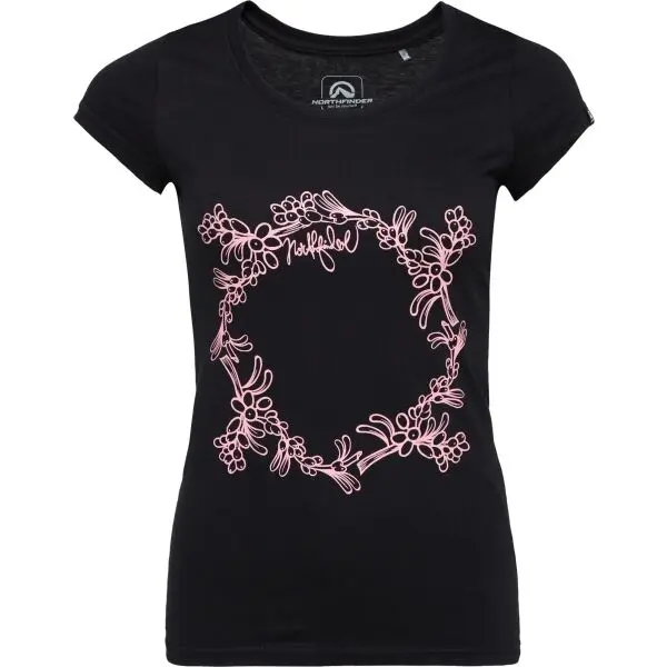 Northfinder Northfinder RIKKI Дамска тениска, черно, размер