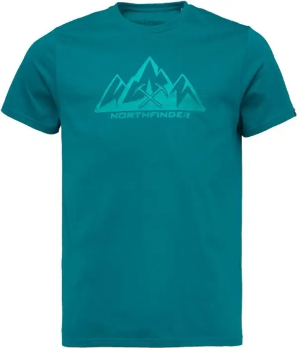 Northfinder Northfinder VALENTI Мъжка спортна тениска, зелено, размер