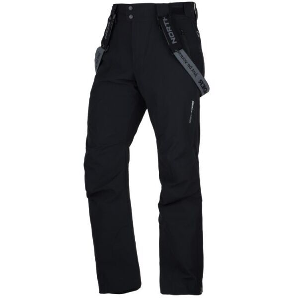 Northfinder Northfinder VERNON Ски панталони за момичета с презрамки, черно, размер