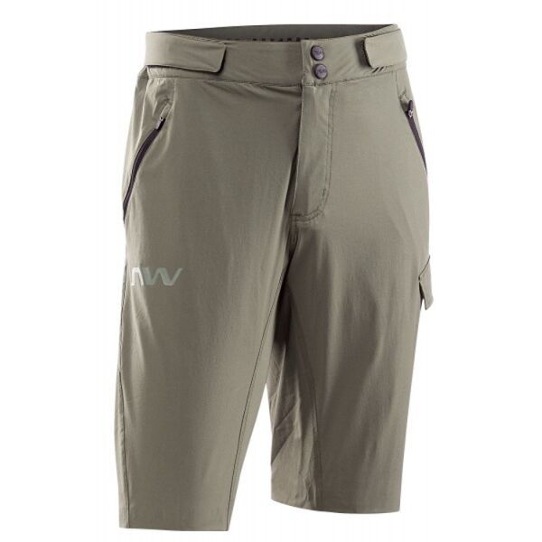 Northwave Northwave EDGE BAGGY Мъжки къси панталони за колоездене, светло-зелено, размер