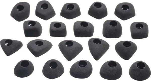 OCÚN OCÚN FOOTHOLDS SET 1 BOLT-ON Комплект планки, черно, размер