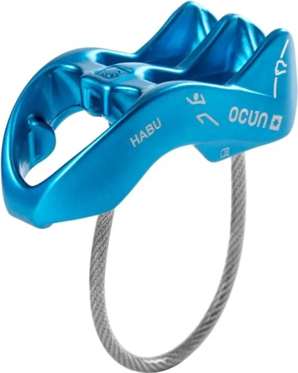 OCÚN OCÚN HABU Осигуряващо устройство при катерене, синьо, размер