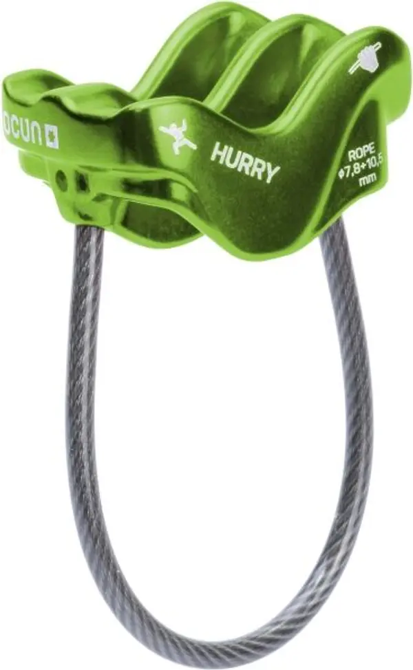 OCÚN OCÚN HURRY Осигуряващо устройство при катерене, зелено, размер