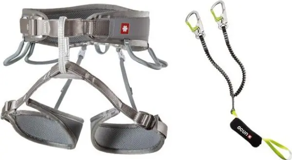 OCÚN OCÚN VIA FERRATA TWIST SET Комплект Via Ferrata, черно, размер