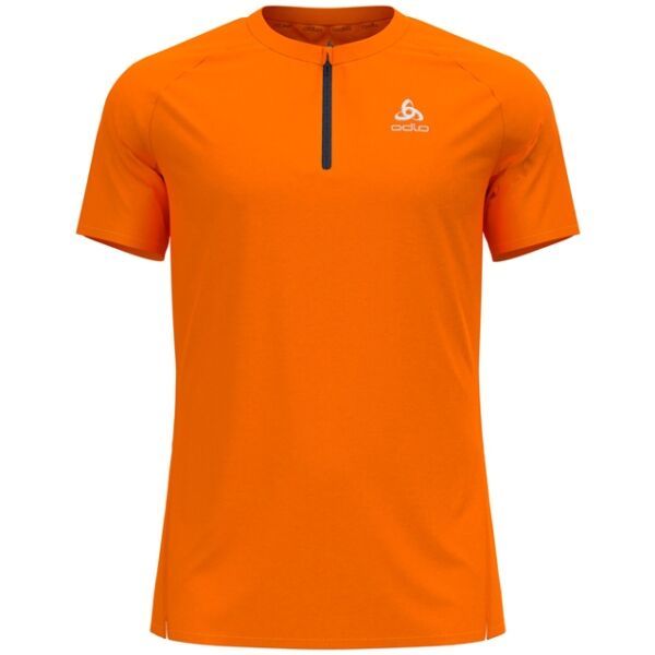 Odlo Odlo AXALP TRAIL T-SHIRT CREW NECK S/S 1/2 ZIP Мъжка тениска, оранжево, размер