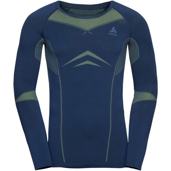 Odlo Odlo BL TOP FUNDAMENTALS PERFOR Мъжка функционална блуза, тъмносин, размер