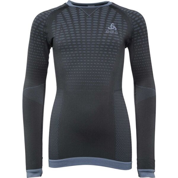 Odlo Odlo BL TOP PERFORMANCE WARM KID Детска функционална  блуза, тъмносиво, размер
