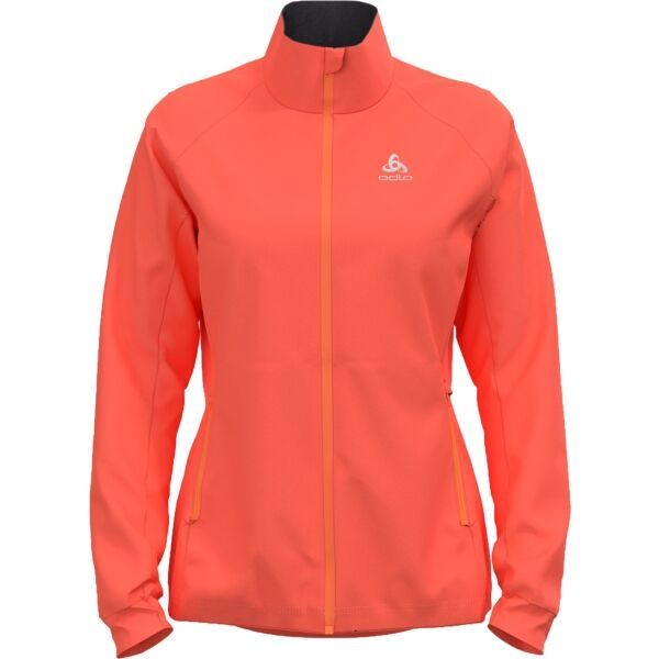Odlo Odlo BRENSHOLMEN Дамско яке за ски бягане, цвят сьомга, размер