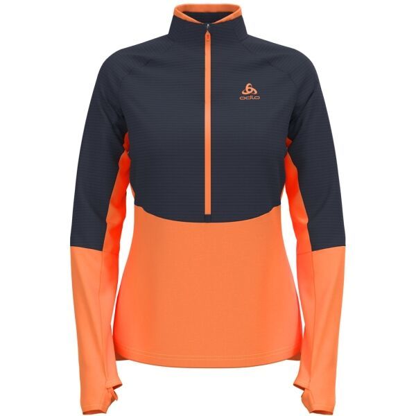 Odlo Odlo DESCENT CERAMIWARM Дамски функционален суитшърт, оранжево, размер