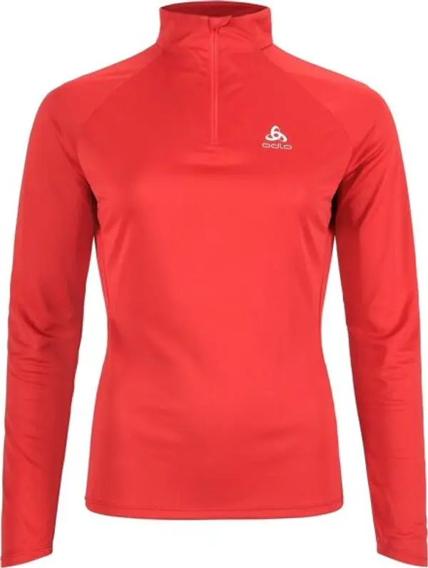 Odlo Odlo ESSENTIAL 1/2 ZIP Дамски суитшърт, червено, размер