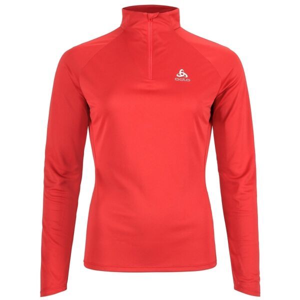 Odlo Odlo ESSENTIAL 1/2 ZIP Дамски суитшърт, червено, размер