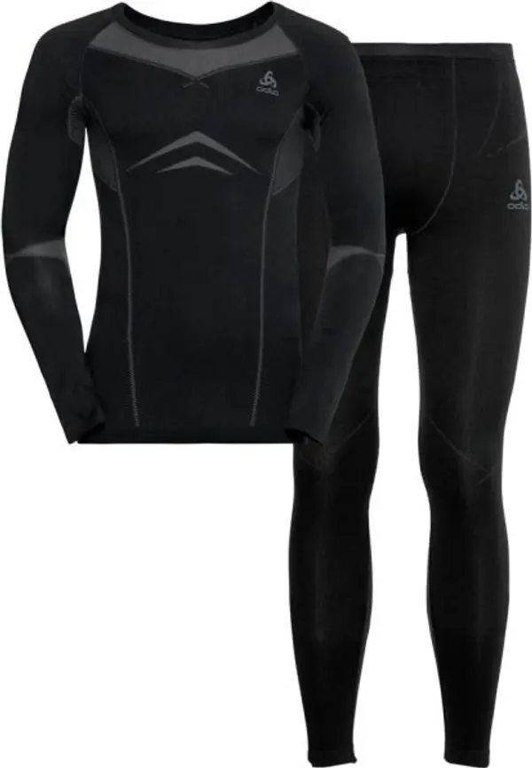 Odlo Odlo FUNDAMENTALS PERFORMANCE WARM Мъжки комплект функционално бельо, черно, размер XXL