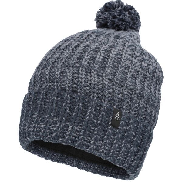 Odlo Odlo HEAVY KNIT Плетена шапка с помпон, тъмносиво, размер