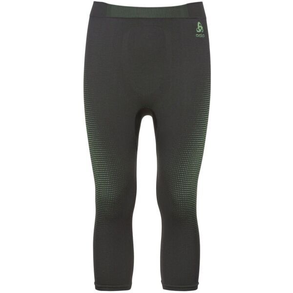 Odlo Odlo BL BOTTOM 3/4 PERFORMANCE WARM ECO Мъжки функционални 3/4 панталони( бельо), тъмносиво, размер M