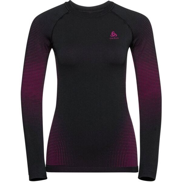 Odlo Odlo BL TOP CREW NECK L/S PERFORMANCE WARM EC Дамска функционална тениска, черно, размер M