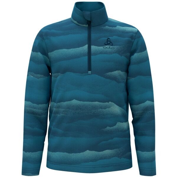 Odlo Odlo MID LAYER 1/2 ZIP ROY KIDSGRAPHIC Детски суитшърт, синьо, размер 128