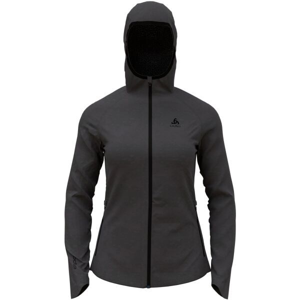 Odlo Odlo W ASCENT PW 220 MID LAYER HOODY Дамски суитшърт, тъмносиво, размер M