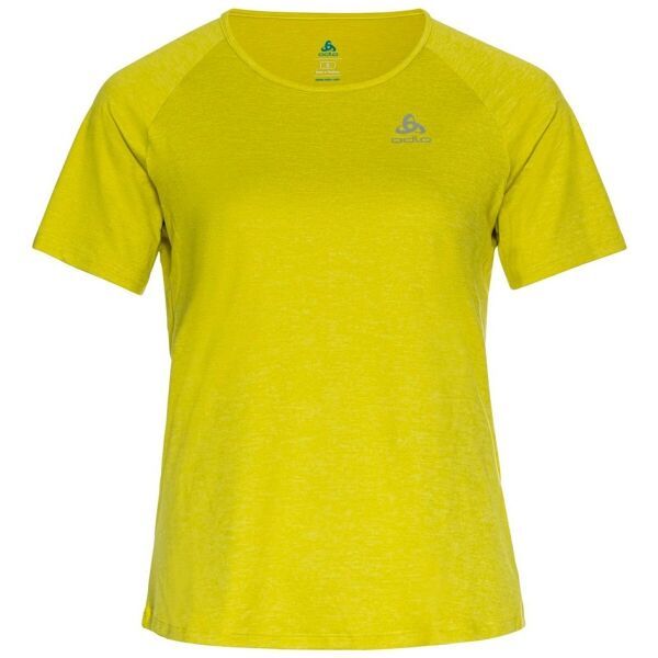 Odlo Odlo W RUN EASY 365 T-SHIRT CREW NECK SS Дамска тениска за бягане, жълто, размер M