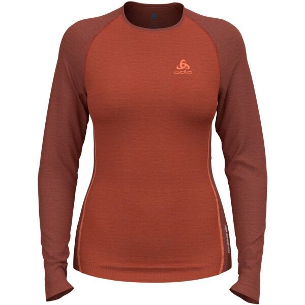 Odlo Odlo PERFORMANCE WOOL 150 Дамска термо блуза, червено, размер