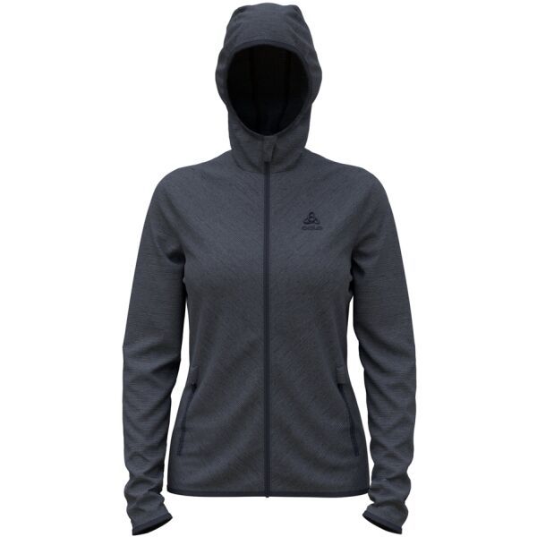 Odlo Odlo ROY MID LAYER HOODY Дамски поларен суитшърт, тъмносиво, размер
