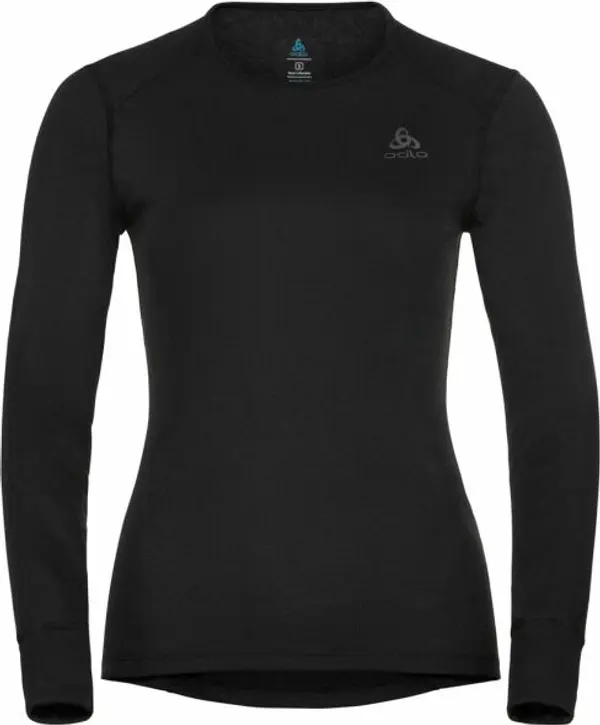 Odlo Odlo W ACTIVE WARM ECO BL TOP CREW Дамска функционална тениска, черно, размер