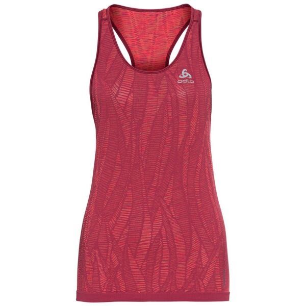 Odlo Odlo W BLACKCOMB LIGHT ECO BI TOP CREW NECK SINGLET Дамски функционален потник, винен, размер