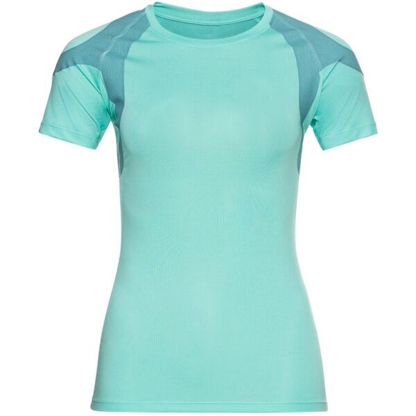 Odlo Odlo W CREW NECK S/S ACTIVESPINE Дамска тениска за бягане, тюркоазено, размер