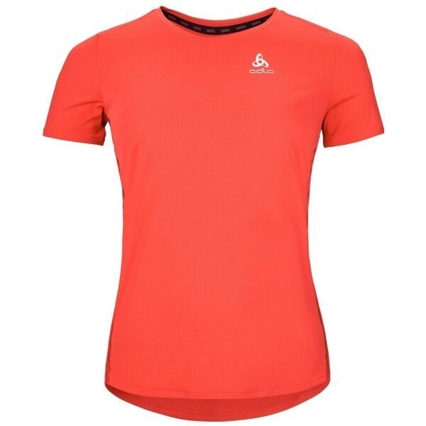 Odlo Odlo W CREW NECK S/S ZEROWEIGHT CHILL-TEC Дамска тениска за бягане, оранжево, размер