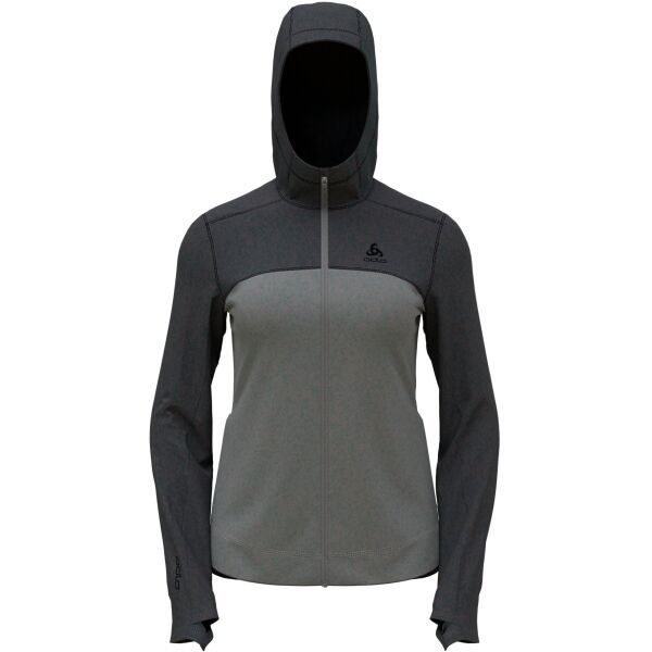 Odlo Odlo W PERFORMANCE WOOL X-WARM HOODY Дамски  суитшърт, сиво, размер