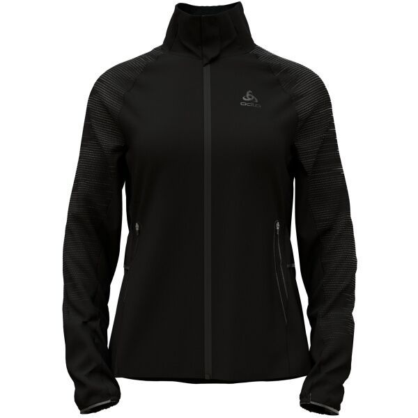 Odlo Odlo W ZEROWEIGHT PROWARM REFLECT JACKET Дамско яке за бягане, черно, размер