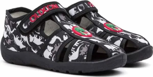 Oldcom Oldcom DINO Детски пантофки, черно, размер