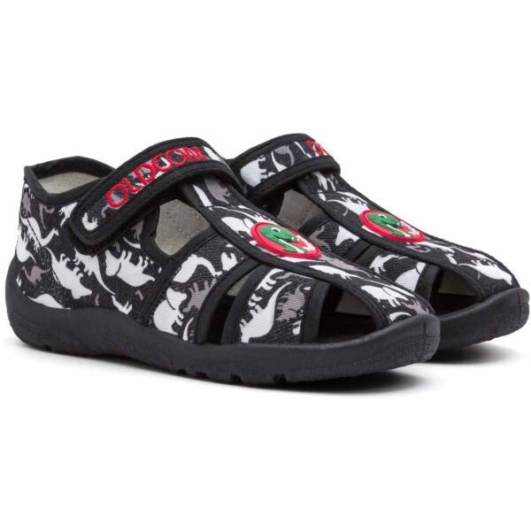 Oldcom Oldcom DINO Детски пантофки, черно, размер