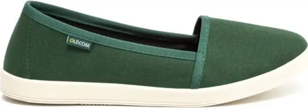 Oldcom Oldcom ESPADRILKY CANVAS Дамски памучни еспадрили, зелено, размер