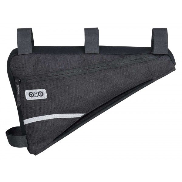 One One FRAME L Чанта за велосипед, черно, размер