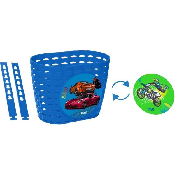 One One HAPPY 2.0 NEW Детски кош за колело, синьо, размер