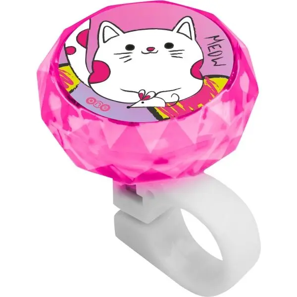 One One SPIN Детски звънец за колело, розово, размер