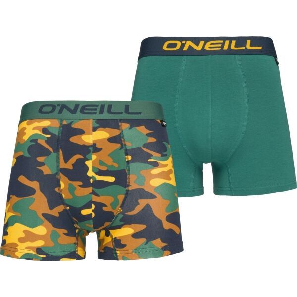 O'Neill O'Neill 2P MULTI CAMO Мъжки боксерки, тъмнозелено, размер