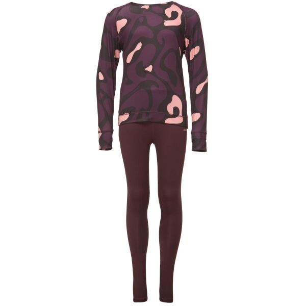 O'Neill O'Neill BASE LAYER Термо комплект за момичета, винен, размер