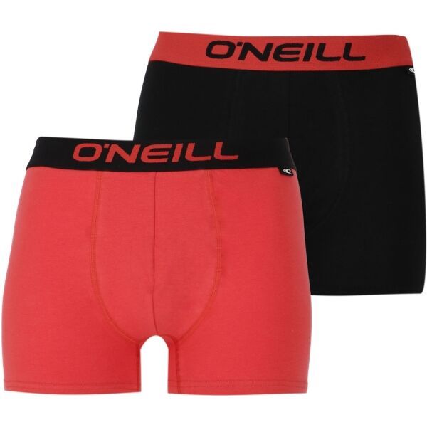 O'Neill O'Neill BOXER PLAIN 2PACK Мъжки боксерки, червено, размер