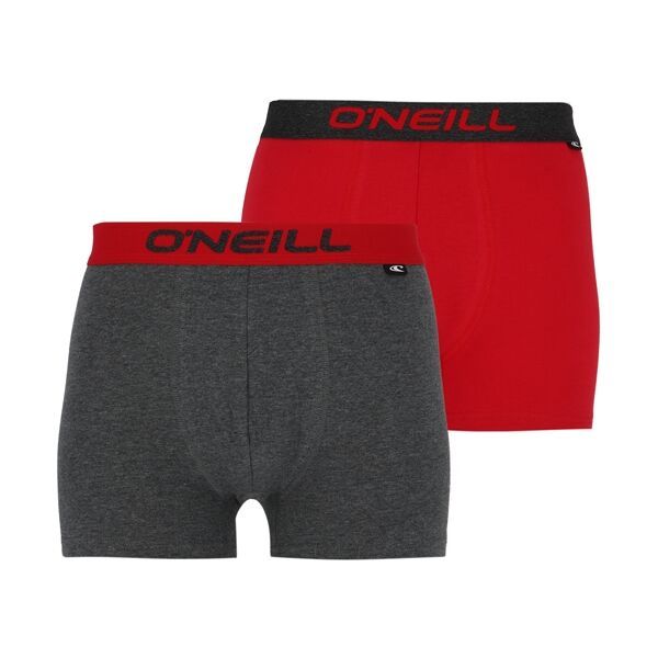 O'Neill O'Neill BOXER PLAIN 2PACK Мъжки боксерки, тъмносиво, размер