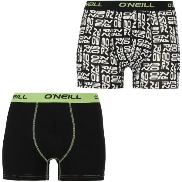 O'Neill O'Neill BOXERSHORTS 2-PACK Мъжки боксерки, светло-зелено, размер